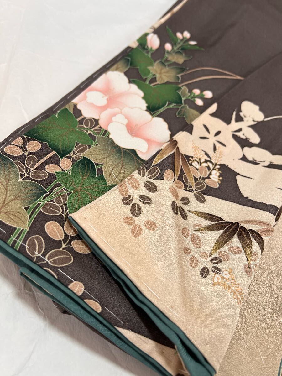 逸品 着物 訪問着 中村乃武夫 作家 希少品 しつけ糸付き 着丈 逸品 着物 訪問着 中村乃武夫 作家 希少品 しつけ糸付き 着丈