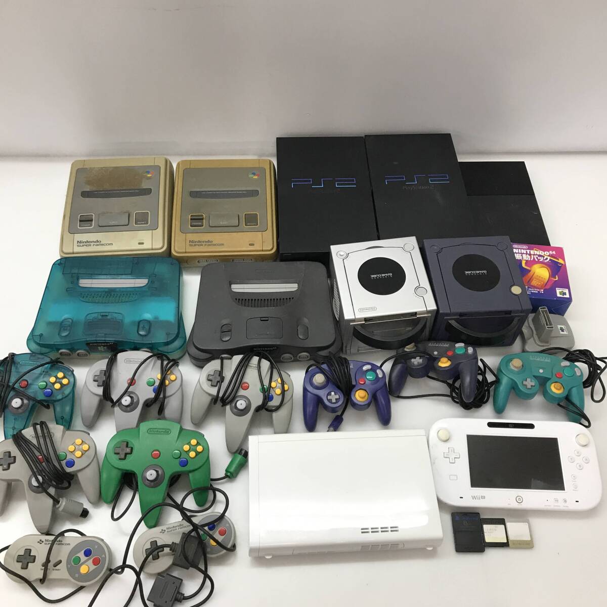 05w00009 ☆1円~SFC N64 GC WiiU PS2 本体まとめ売り 05w00009 ☆1円~SFC N64 GC WiiU PS2 本体まとめ売り