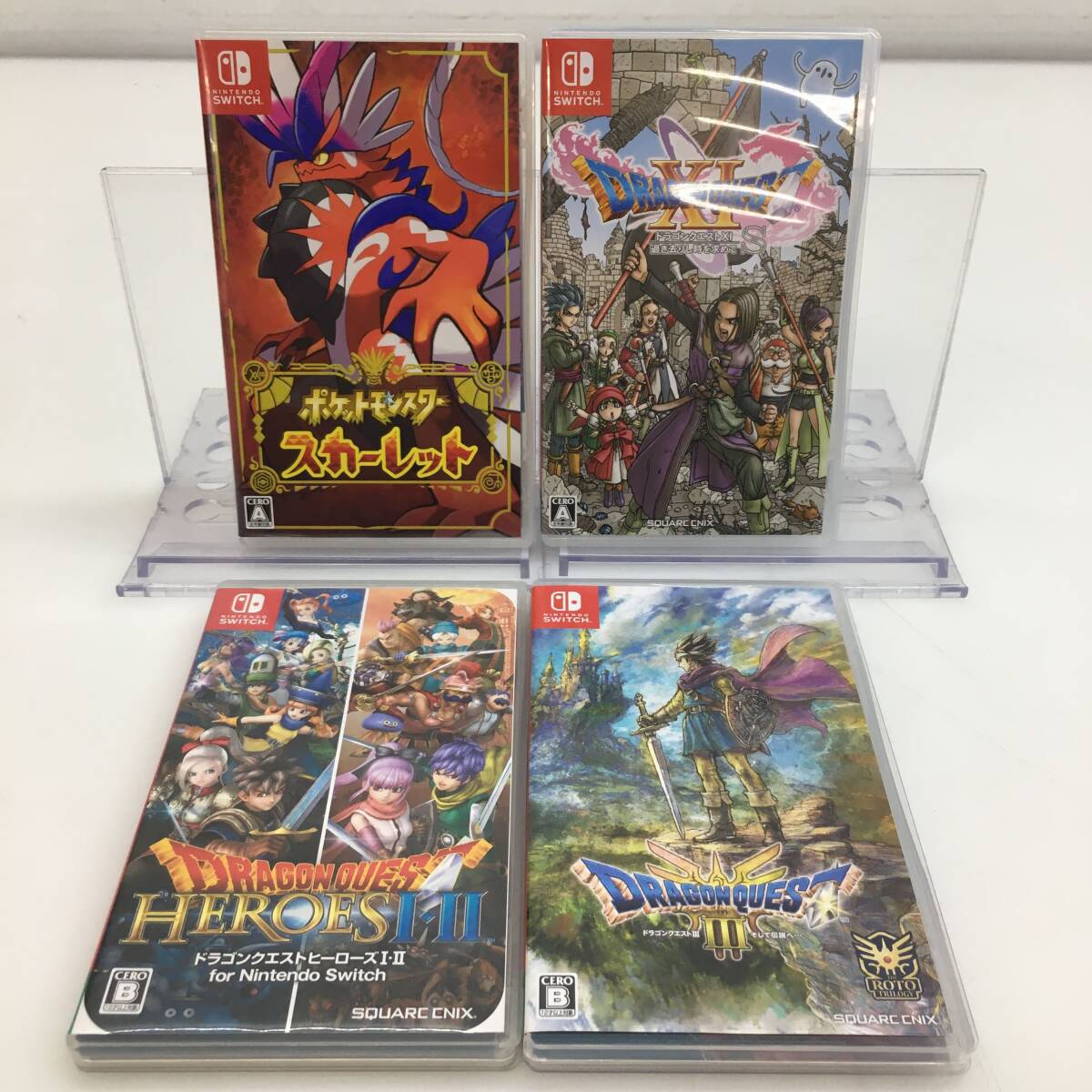 N05w10204 ☆1円~【スイッチソフト】4本 ポケットモンスター N05w10204 ☆1円~【スイッチソフト】4本 ポケットモンスター