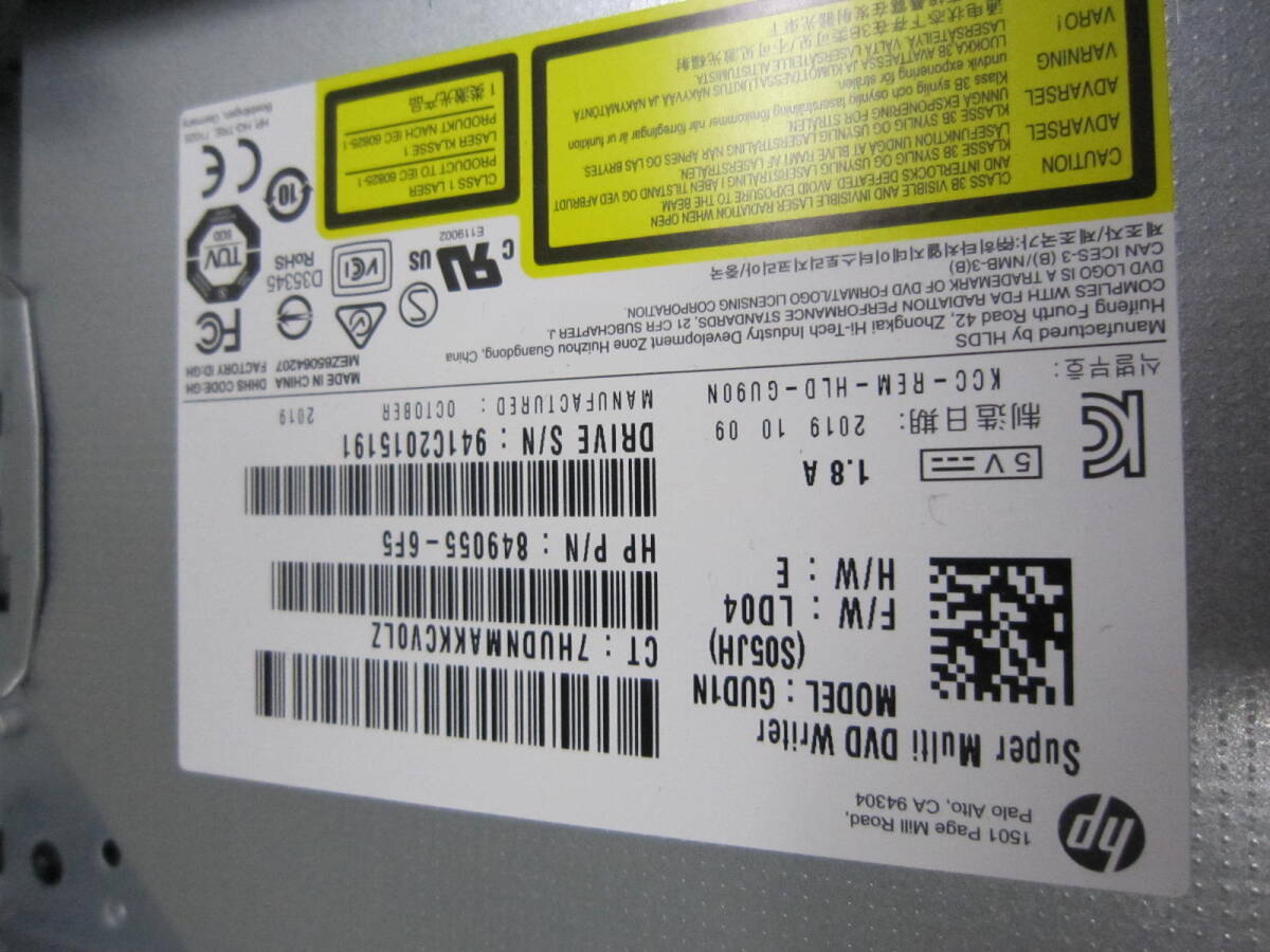 4014★HP Z2 SFF G4 Xeon E-2224G HDD/無メモリ/8GB BIOS確認(rèn)