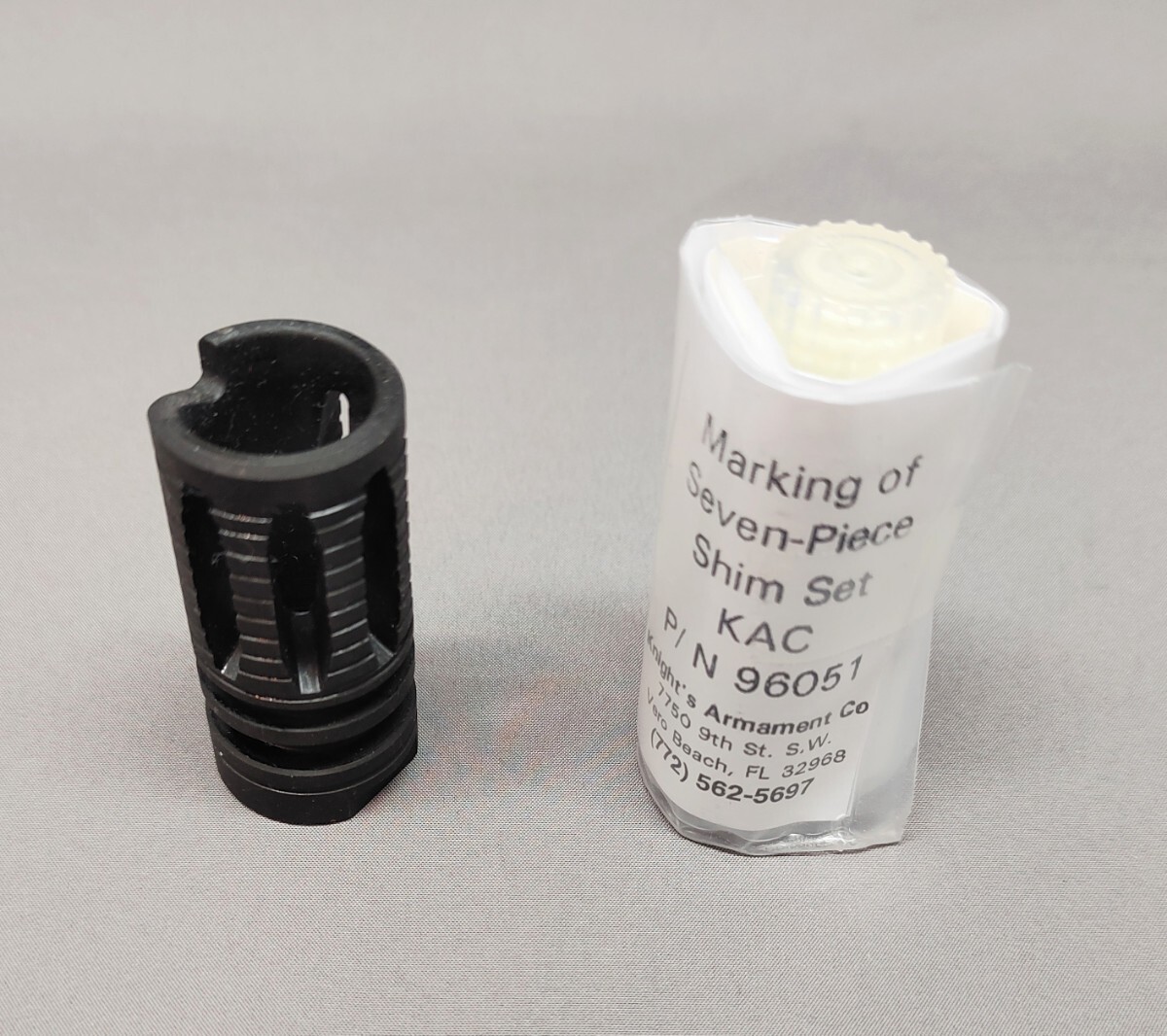 ★★実物 Knights Armament KAC ナイツ QDハイダー 溝 新型ロット 5.56mm 放出美品★★PTW トレポン ガスブロ GBB MWS 
