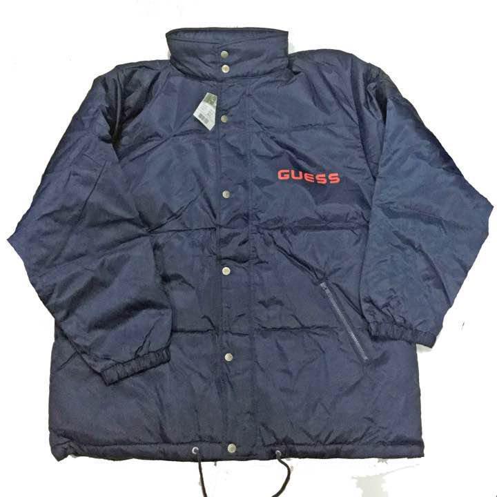 1990s BBOY デッドスト b系ヒップホップ ダンサ新品BBOYBガールゲスGUESS USAバブルジャケット新品　ストリートウエア
