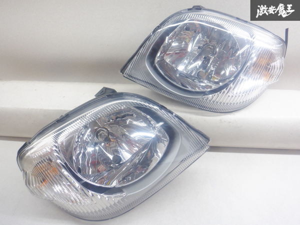 【ストア出品 破損無し！】スズキ純正 HN22S kei ケイ ハロゲン ヘッドライト ヘッドランプ 左右セット STANLEY P1811 棚2L15