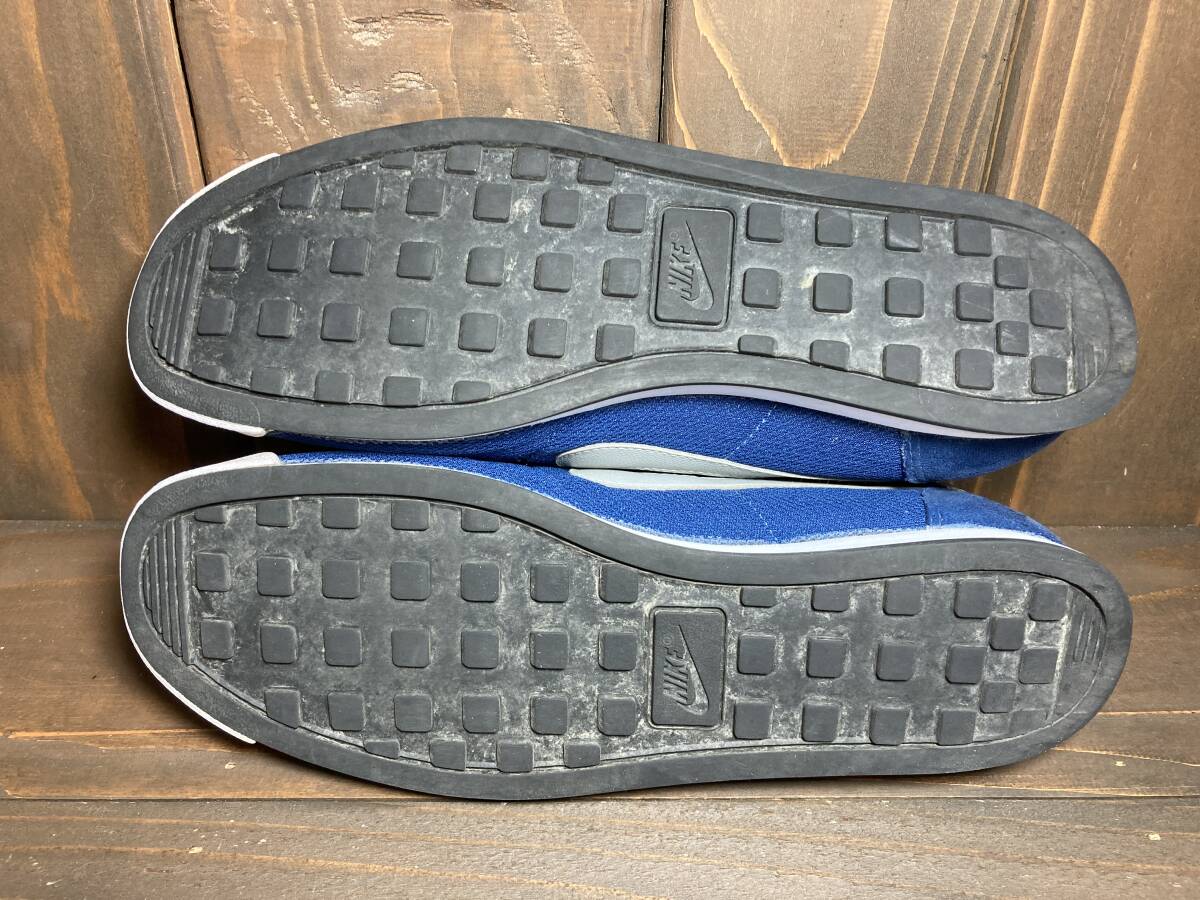 ★NIKE ナイキ MARQUEE TXT マーキー 青×グレー 2013年制 25.5cm Used 検 ナイロン コルテッツ ワッフル トレーナー LDV VNTG スニーカー
