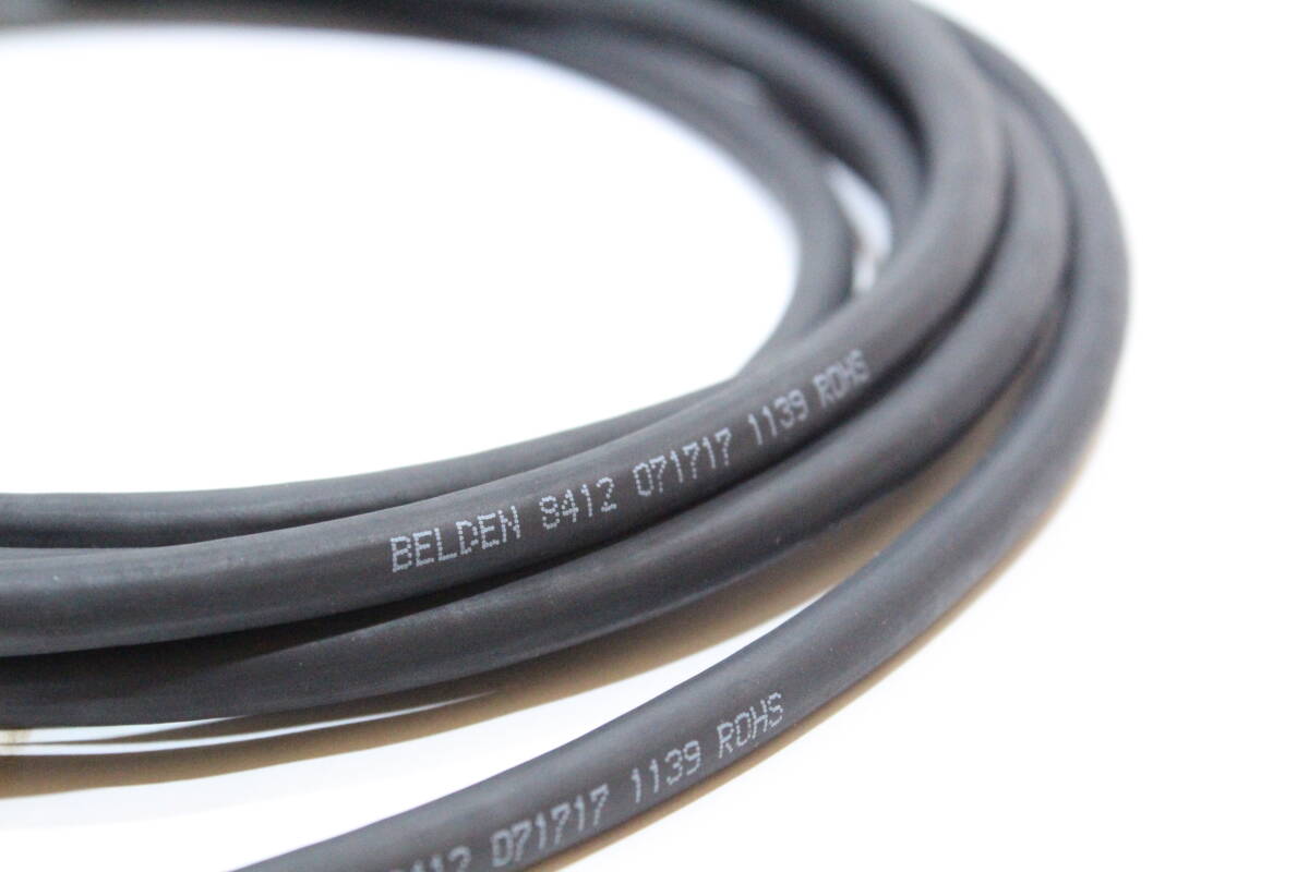 BELDEN 8412【変換ケーブル / RCA-XLRメス / 2m / ペア 計(jì)2本】 ベルデン　ラインケーブル　ステレオ　REAN　オーディオ