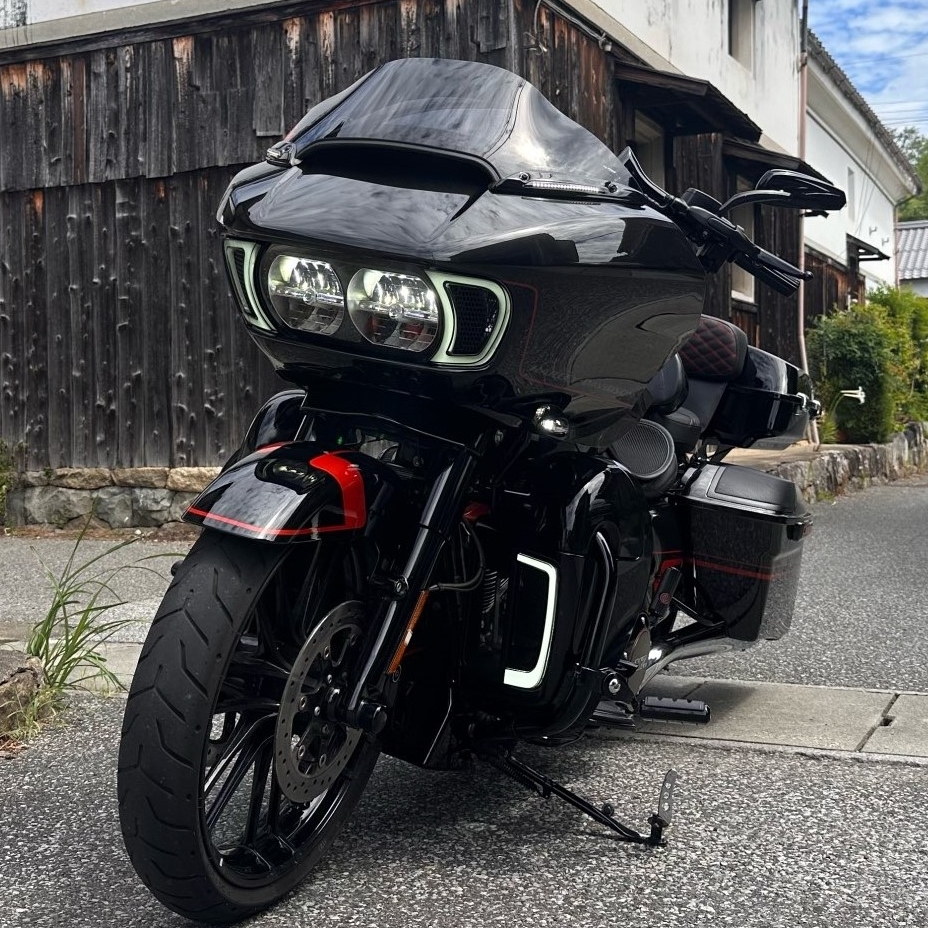 即納 國(guó)內(nèi)発送 HARLEY ハーレー ロードグライド 2015～2023 LED ヘッドライト ベント アクセント ライト インジケータライト