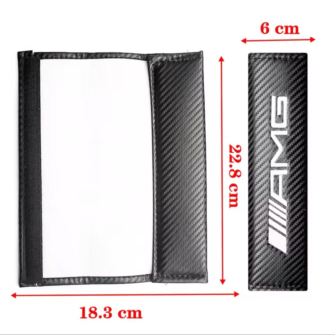 2 шт. комплект Mercedes-Benz Mercedes Benz AMG карбоновый волокно ремень безопасности накладка ремень безопасности покрытие плечо накладка Logo вышивка sp