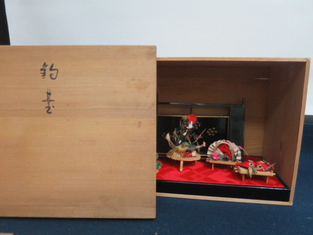 【人形館】「釣臺K-104」雛人形?雛道具?雛御殿.蒔絵〝雛?