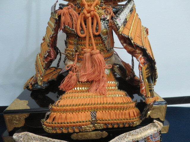 【人形館】「五月飾り鎧K-127」五月人形?武者人形?大將飾り.蒔絵〝五?