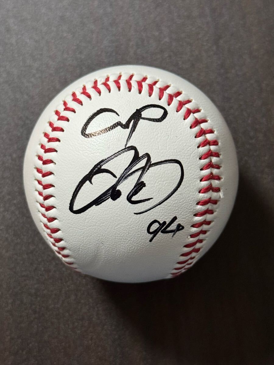 広島東洋カープ 佐藤啓介選手直筆サイン入りボール _画像1