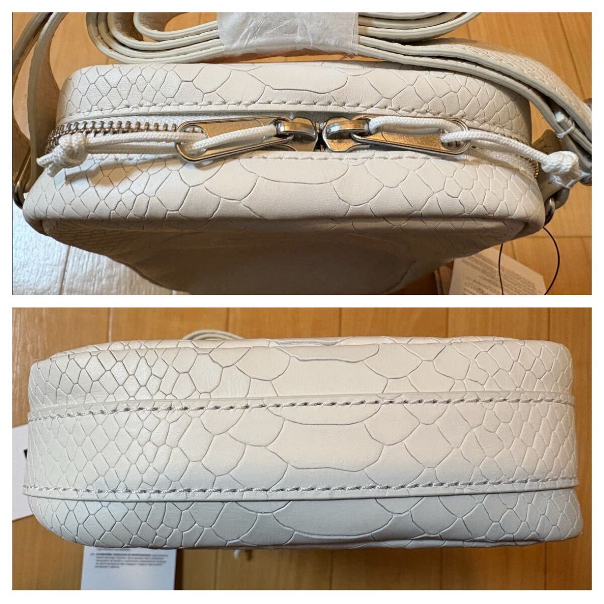 Supreme Nike Leather Shoulder Bag Snakeskin White 25SS Supreme Nike Leather Shoulder Bag Snakeskin White 25SS