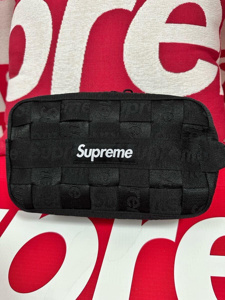 ①☆超激レア☆Supreme Woven Utility Bag Black シュプリーム ①☆超激レア☆Supreme Woven Utility Bag Black シュプリーム