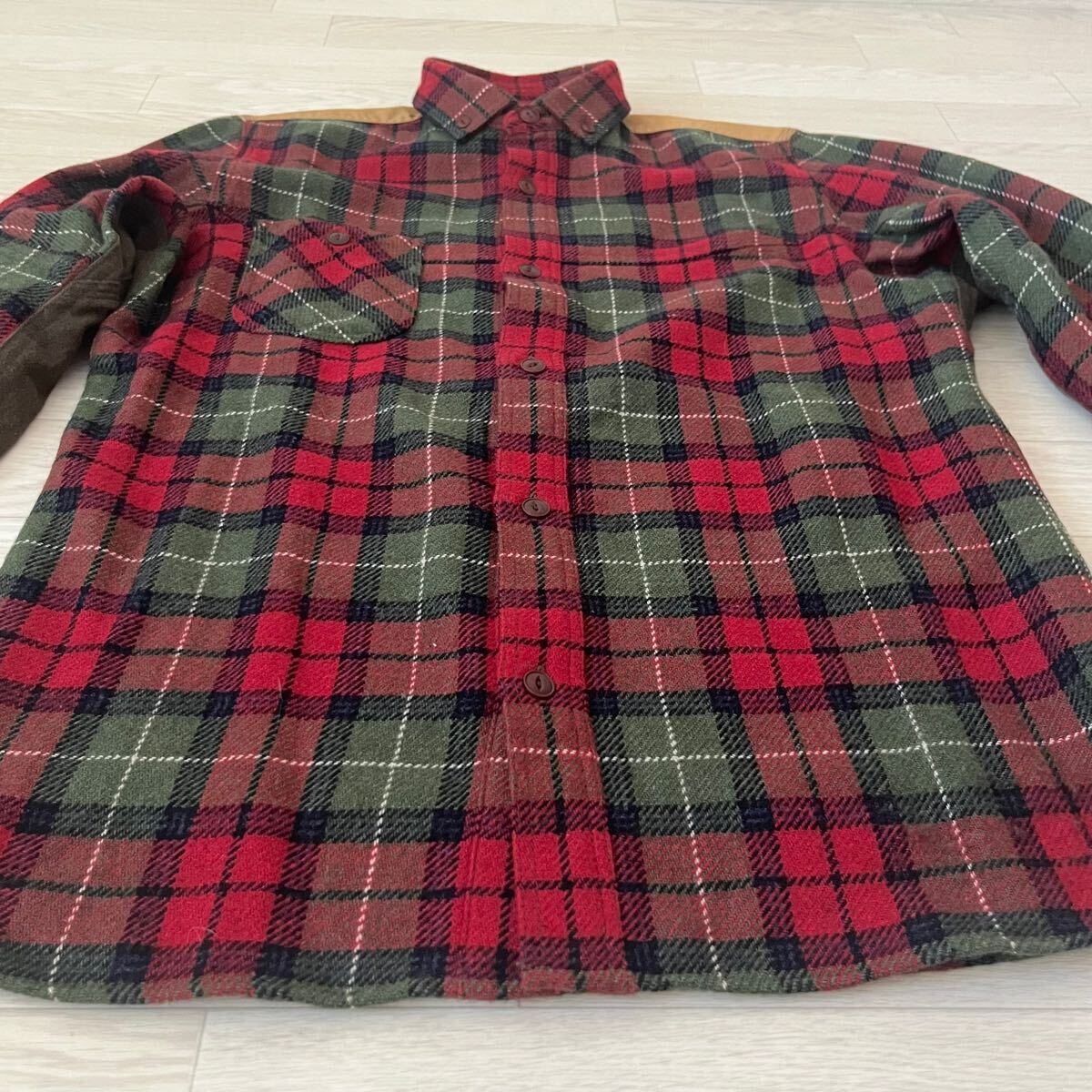 【大人のカジュアル】ジュンヤワタナベ コムデギャルソンマン JUNYA WATANABE COMME des GARCONS MAN チェックシャツ 再構築 S パッチ加工