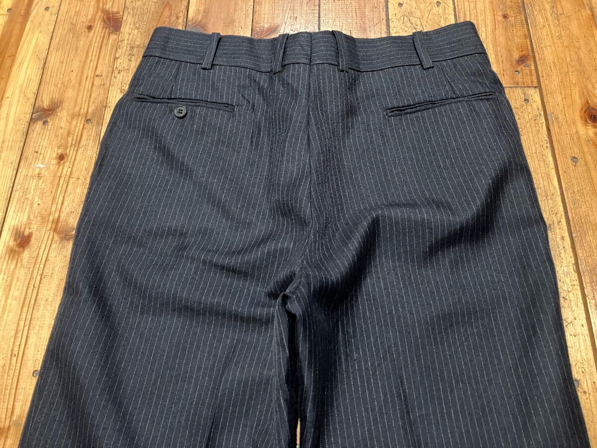 70s 80s vintage ルーマニア製 OPTIジッパー w35相当 ネイビー 70s 80s vintage ルーマニア製 OPTIジッパー w35相当 ネイビー