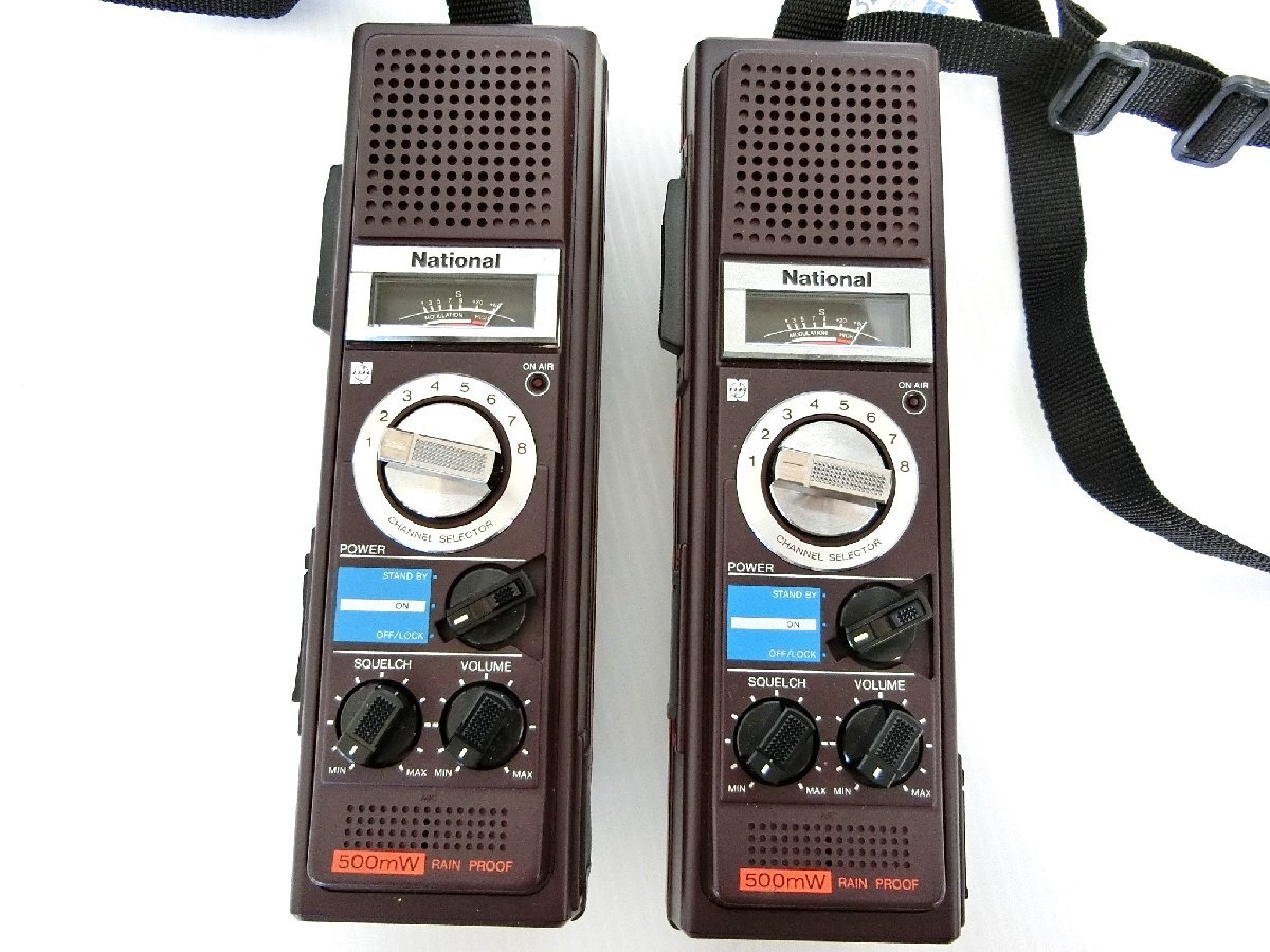 昭和レトロ トランシーバー 市民ラジオ National RJ-480Z ○昭和レトロ ナショナルトランシーバー RJ-480Z CB無線機 8ch