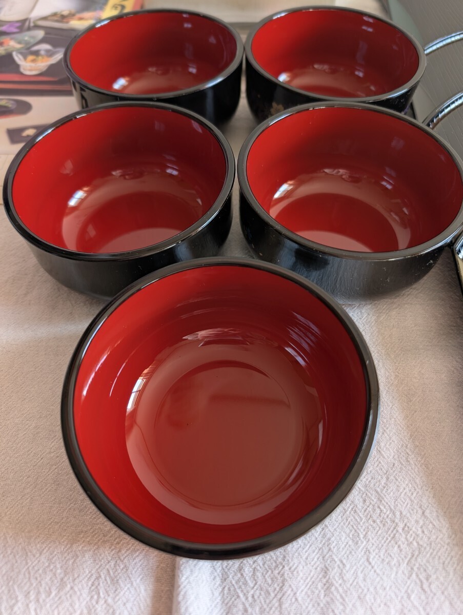長期保管品 桂由美 多用盆 多用碗 飯碗 汁椀 お椀 箸置き 箸 5人 長期保管品 桂由美 多用盆 多用碗 飯碗 汁椀 お椀 箸置き 箸 5人