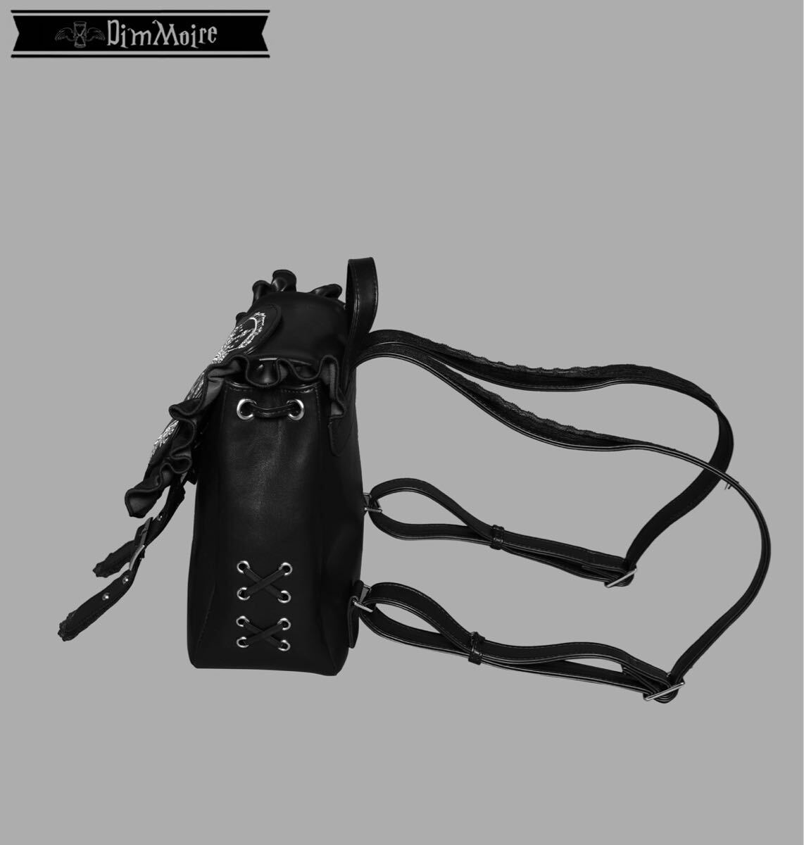 DimMoireディムモアール HeartCoreフリルミニリュック Black DimMoireディムモアール HeartCoreフリルミニリュック Black