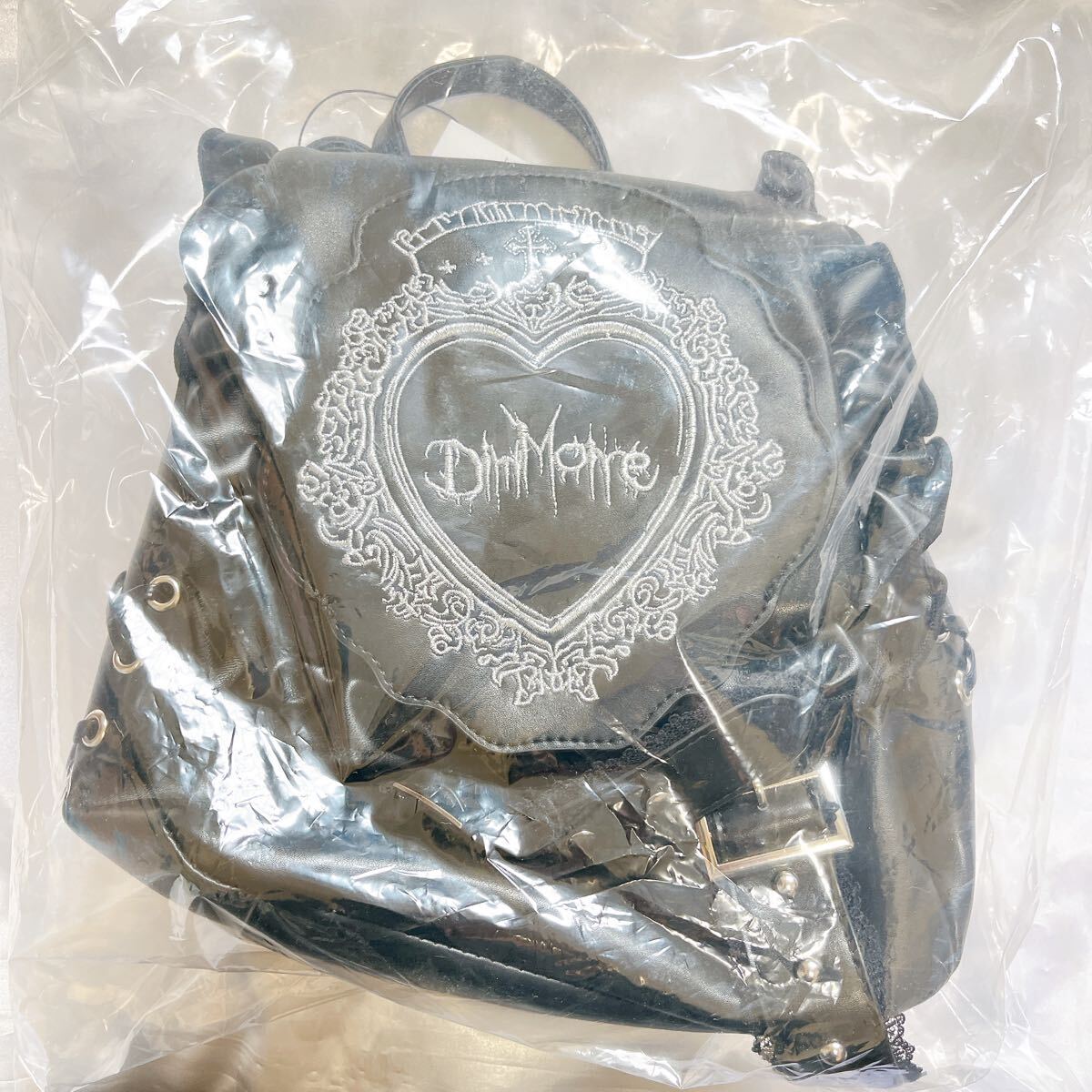 DimMoireディムモアール HeartCoreフリルミニリュック Black DimMoireディムモアール HeartCoreフリルミニリュック Black