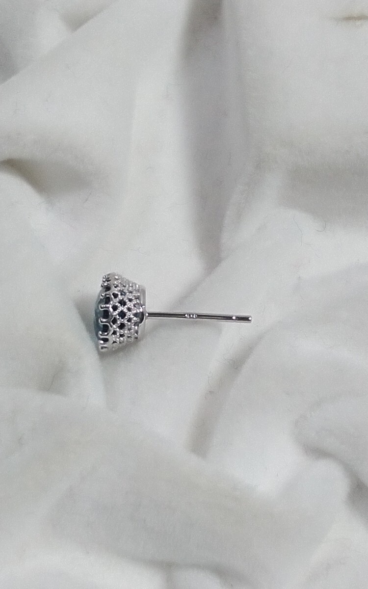 K10(WG)ロンドンブルートパーズピアス!_画像9