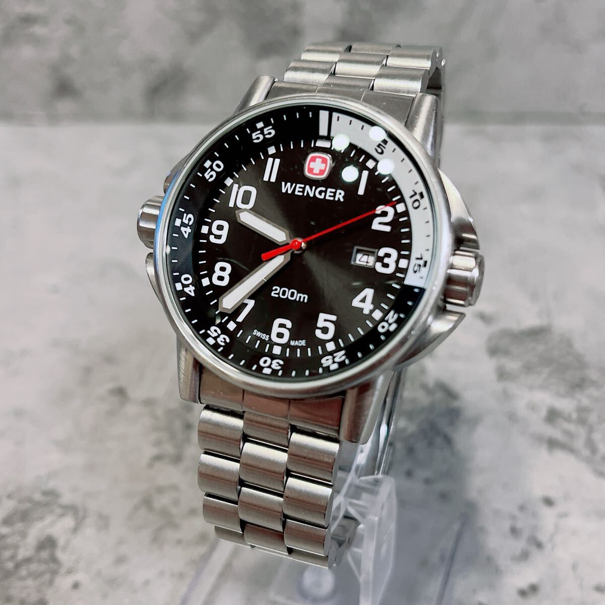 希少 WENGER 7086X ウェンガー 腕時計 稼動品