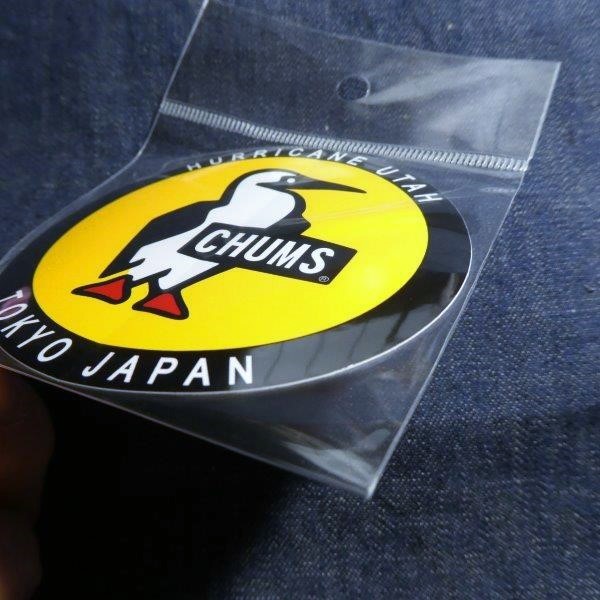 チャムス ステッカー CHUMS Sticker Round Booby Bird CH62-0156 新品 防水素材
