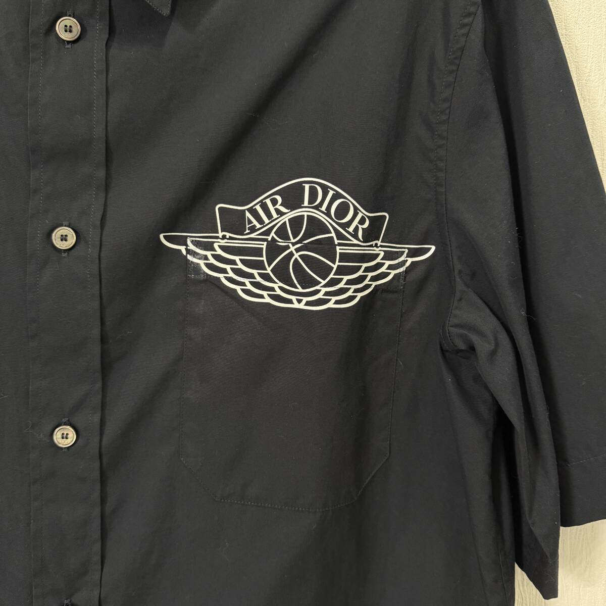 正規店購入 本物 DIOR x JORDAN 半袖シャツ サイズ37/S(エア 正規店購入 本物 DIOR x JORDAN 半袖シャツ サイズ37/S(エア
