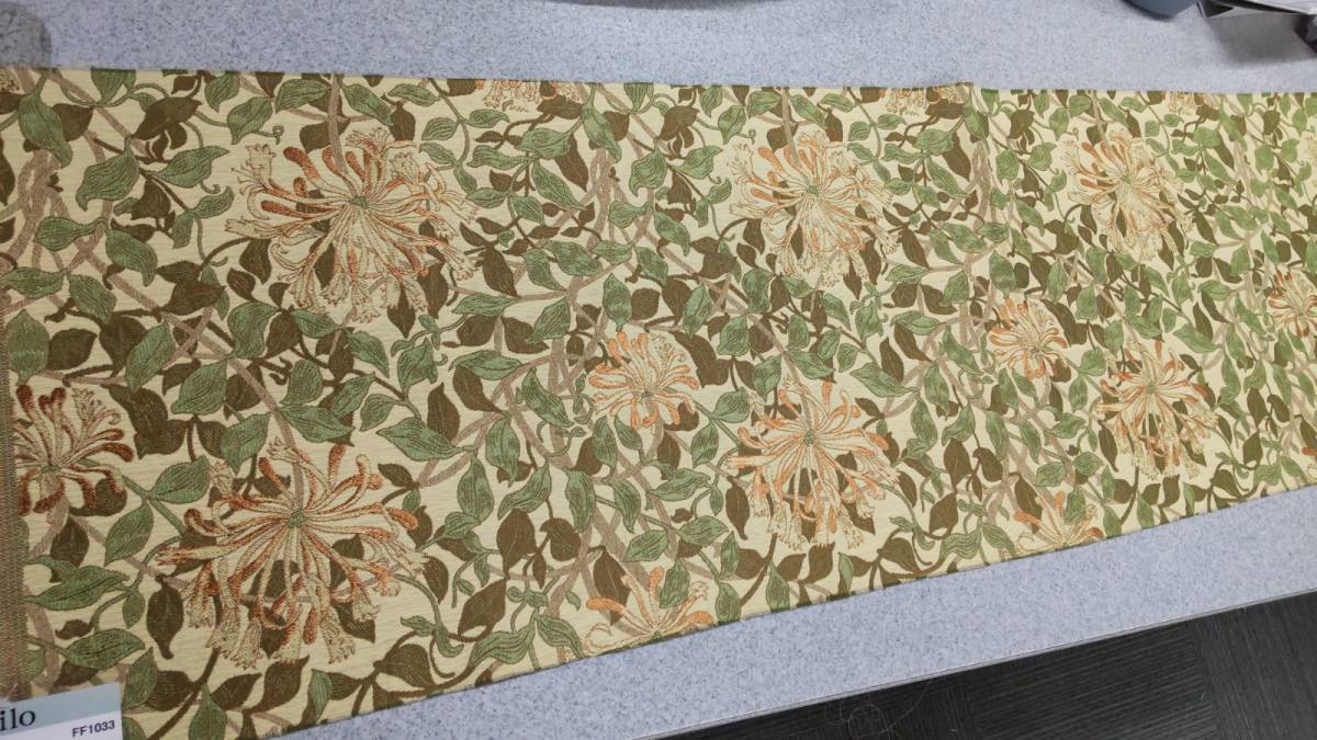 川島織物　ウイリアムモリス　生地　MM3148　RO ハニーサクル　 140cmx50cm_画像10