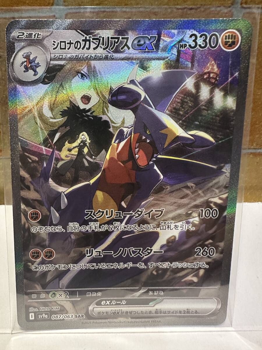 ポケカ シロナのガブリアスex SAR 1枚 熱風のアリーナ ポケモン ポケカ シロナのガブリアスex SAR 1枚 熱風のアリーナ ポケモン