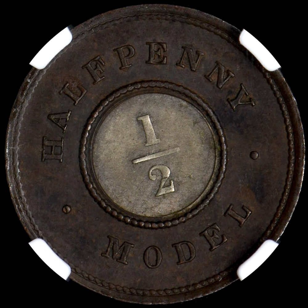 イギリス チャールズ1世追悼記念 1649年 銀メダル NGC AU58