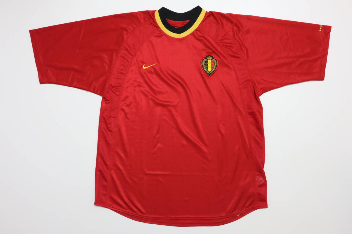 國(guó)內(nèi)正規(guī)品 2000-2001 ベルギー代表 ユニフォーム ナイキジャパン UEFA EURO 歐州選手権 L 新品未使用タグ付き
