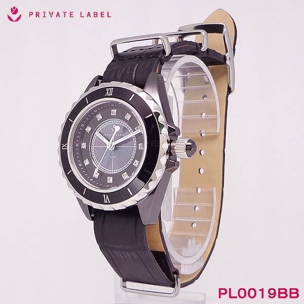  женские наручные часы PRIVATE LABEL Private Label керамика 3 стрелки кожа часы PL0019-BB Suite elegance 