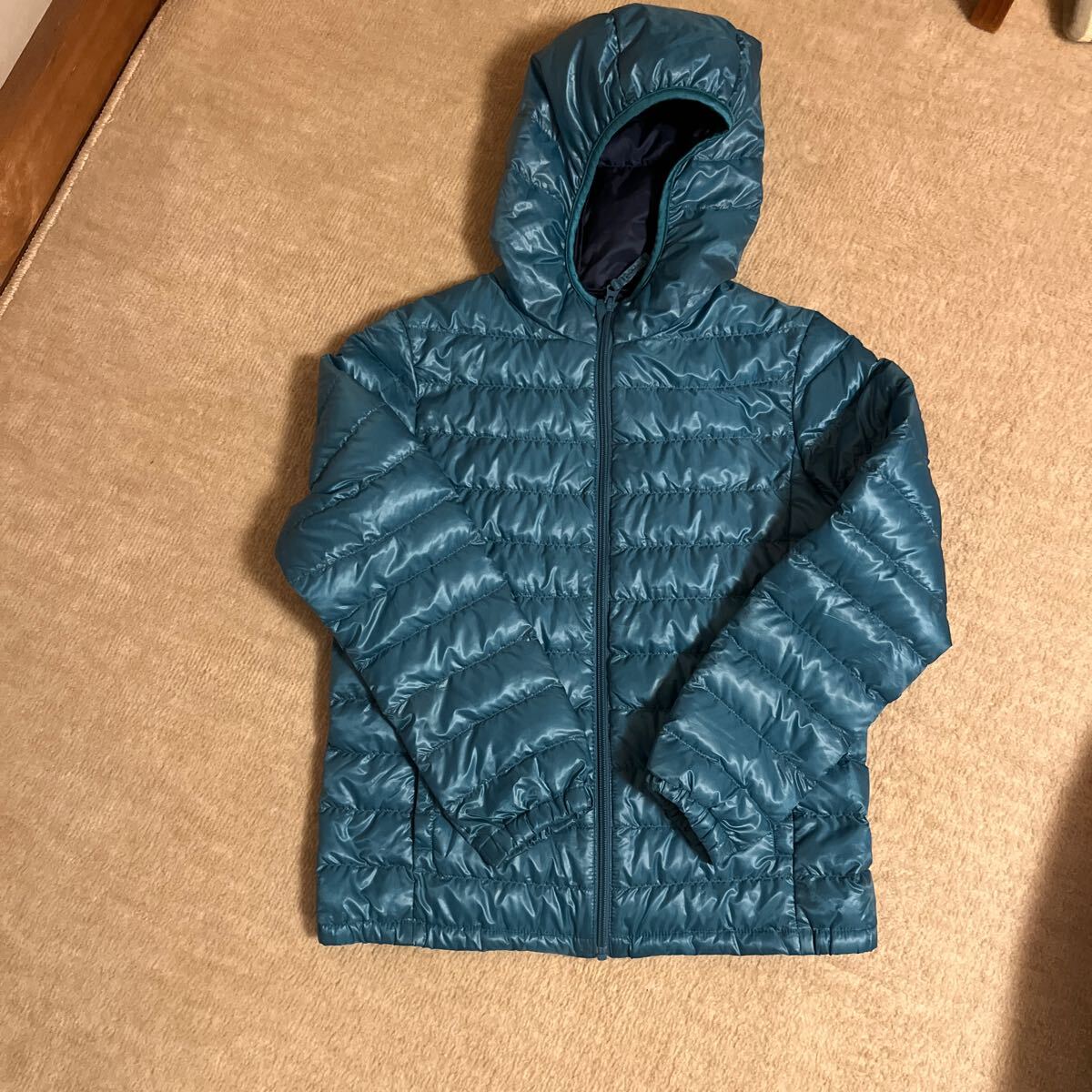 ユニクロ UNIQLO ダウンジャケット パーカー 軽量 キッズ 150