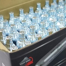PUFF DINO газ картридж CO2 газовый пистолет для 12g [ 50 шт. комплект ] пуховка tinoCO2 картридж 