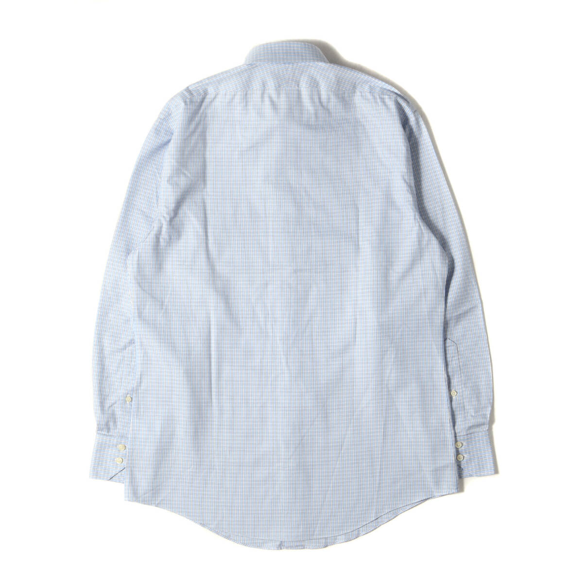 【新品】BROOKS BROTHERS ブルックスブラザーズ シャツ サイズ:15 / チェック ドレス シャツ / REGENT / ライトブルー系 / トップス