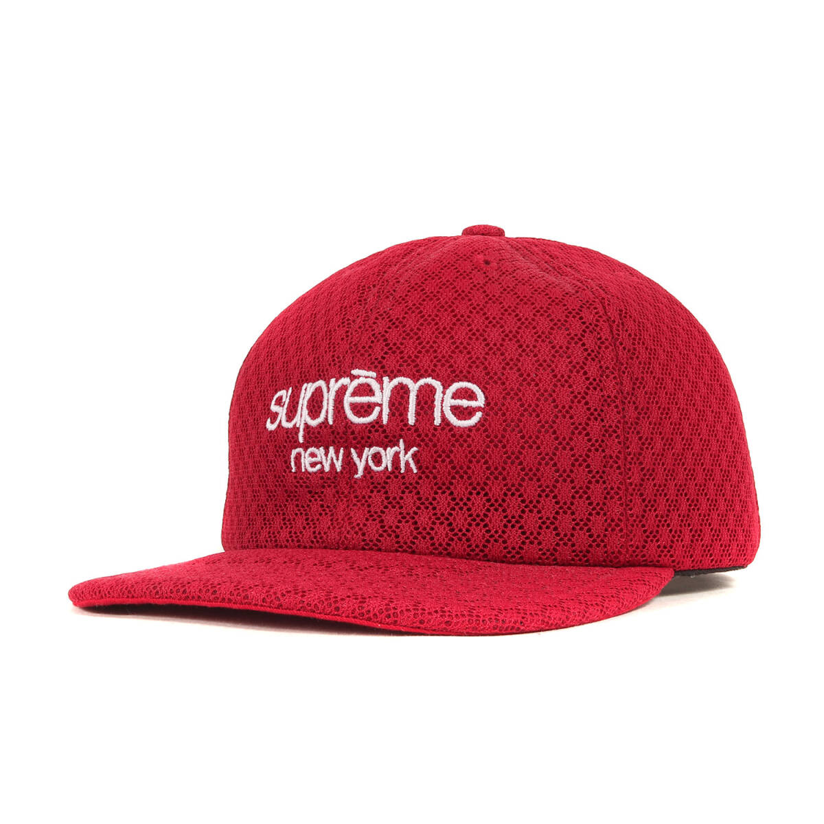 【美品】Supreme シュプリーム キャップ / 22SS クラシックロゴ エアメッシュ 6パネルキャップ (Classic Logo Air Mesh 6-Panel) / レッド