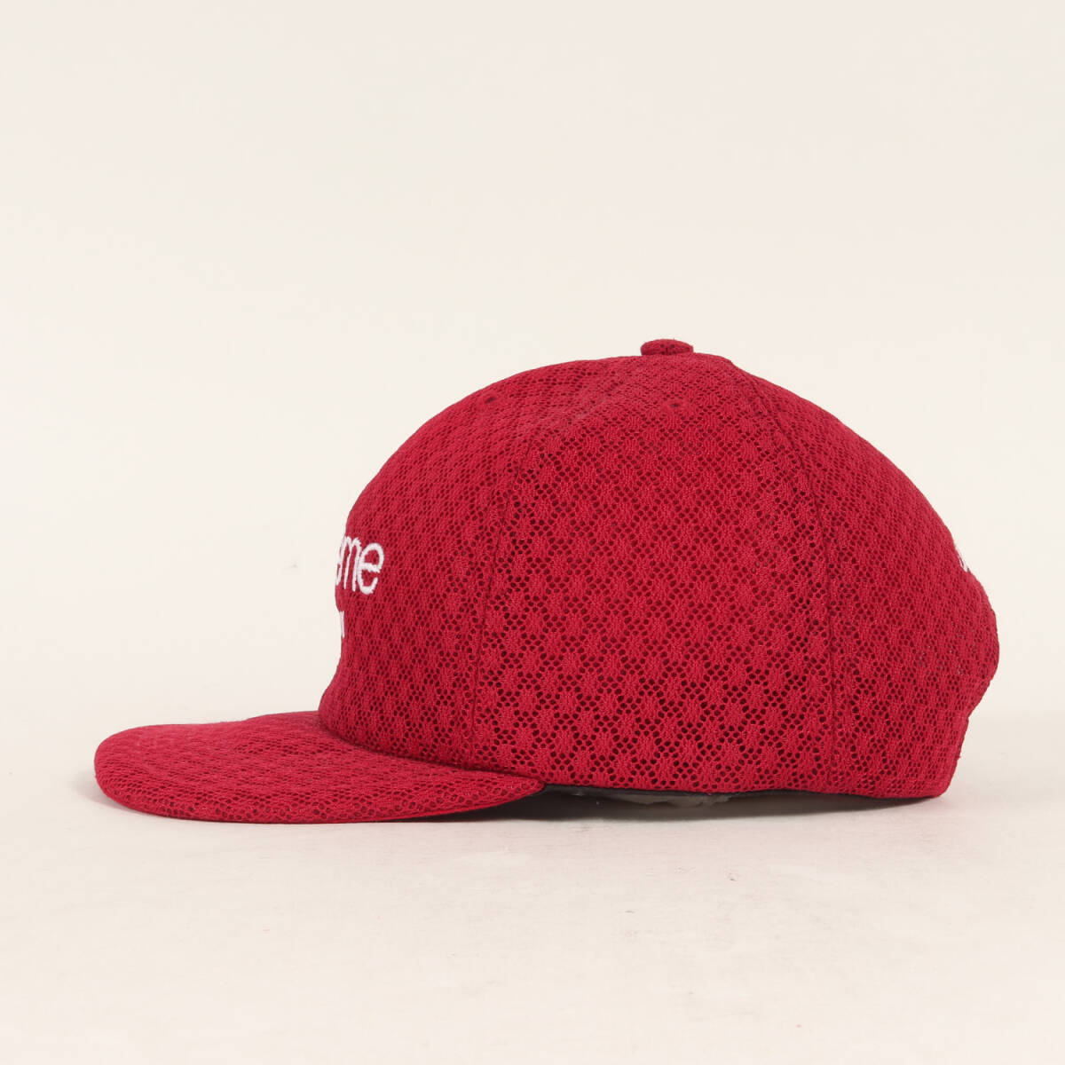 【美品】Supreme シュプリーム キャップ / 22SS クラシックロゴ エアメッシュ 6パネルキャップ (Classic Logo Air Mesh 6-Panel) / レッド
