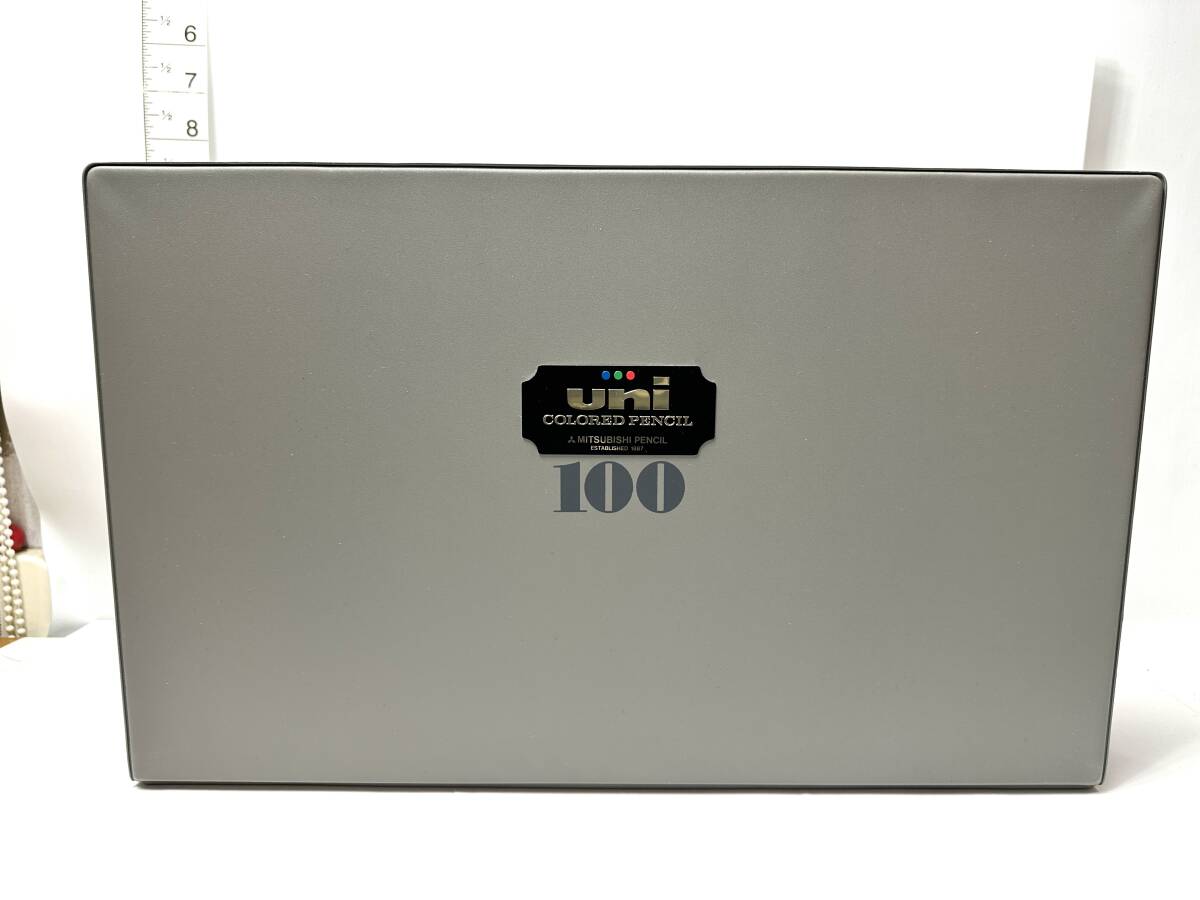 未使用品と思われます 三菱鉛筆 色鉛筆 ユニカラー100色セット UC100C 文房具 畫材 3/7