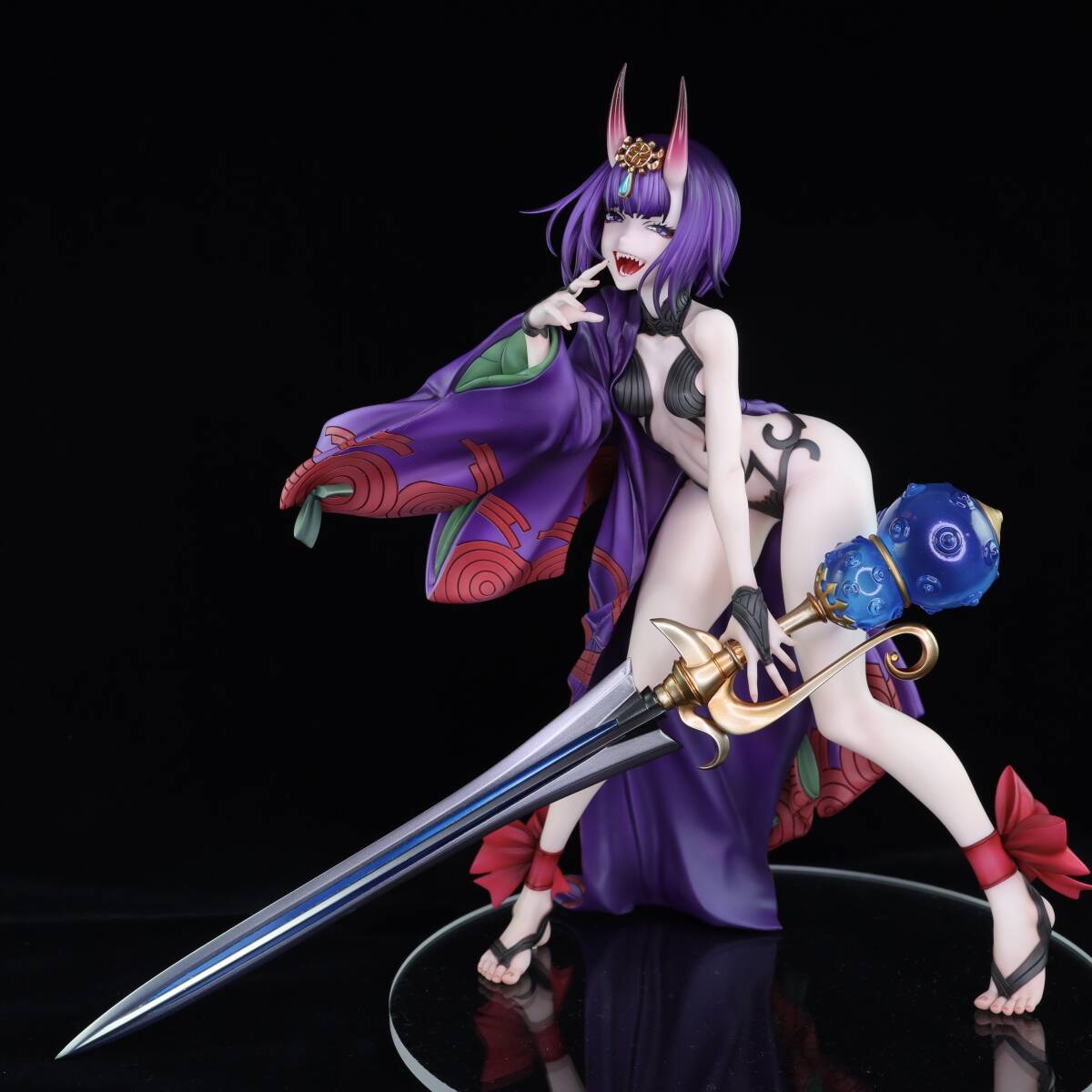 酒呑童子 グリズリーパンダ ガレージキット フィギュア 塗装済 酒呑童子 グリズリーパンダ ガレージキット フィギュア 塗装済