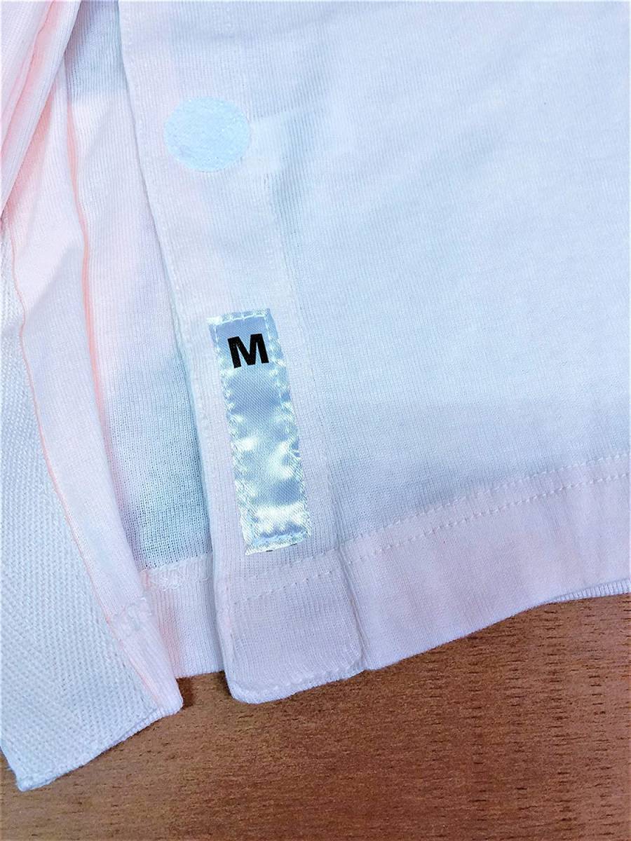 新品送料無料【介護肌着【介護下着】 (M) レディース　前開きシャツ 2枚セット 綿100％ 7分袖　 プラスチックホック止め_画像4