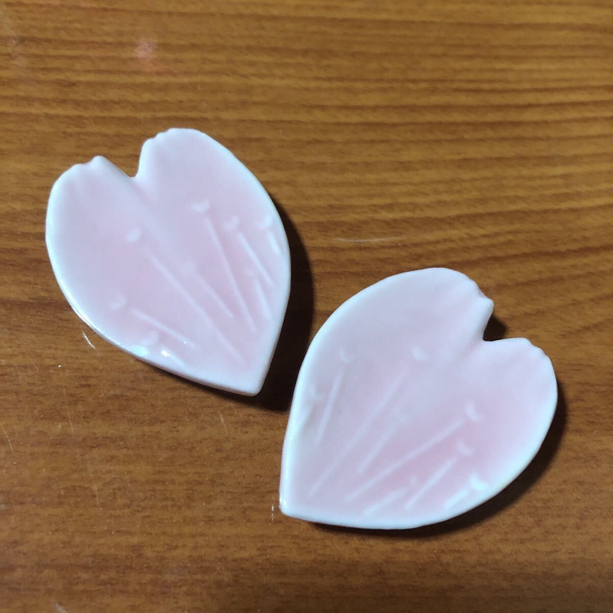 〈送料無料〉2個(gè) 箸置き 桜 さくら 京焼 江泉 清水焼 春 箸置 はしおき