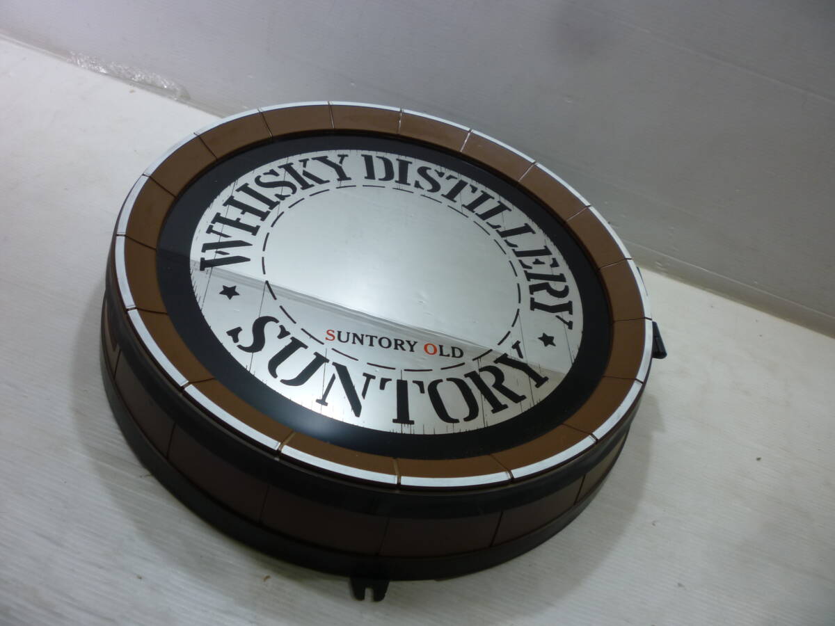 SUNTORY OLD サントリー オールド ウイスキー 樽型ミラー 壁掛け SUNTORY OLD サントリー オールド ウイスキー 樽型ミラー 壁掛け