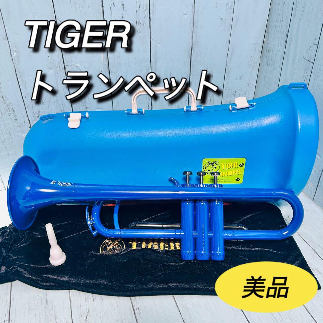 タイガー　TIGER トランペット　ケース付き　プラスチック　管器　美品