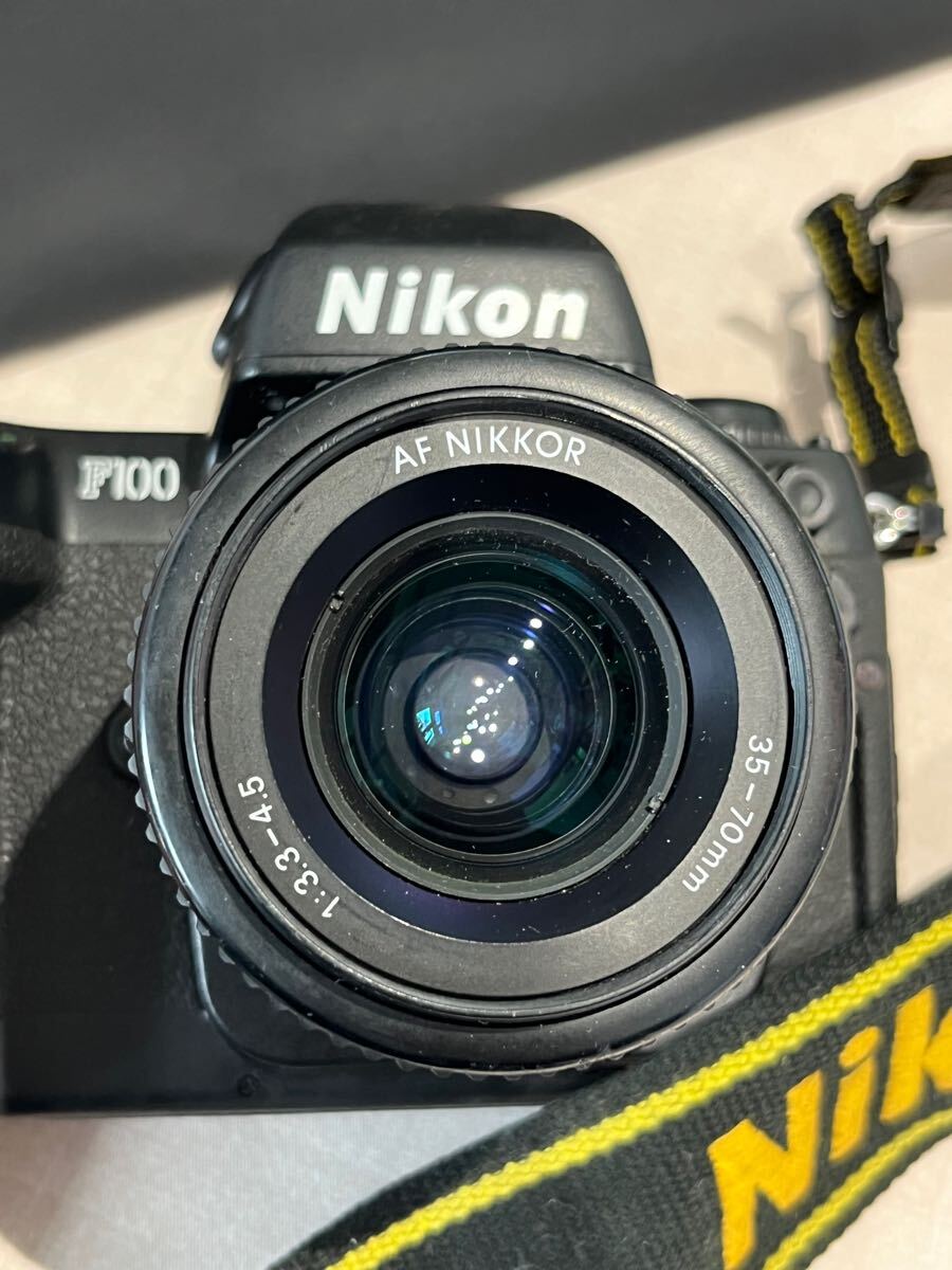 美品】Nikon ニコン F100 ボディ フィルム一眼レフ 35-70mm 1 美品】Nikon ニコン F100 ボディ フィルム一眼レフ 35-70mm 1