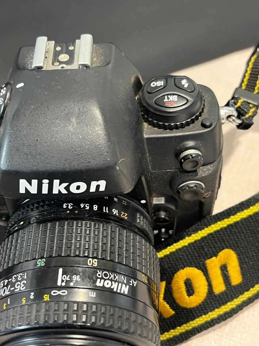 美品】Nikon ニコン F100 ボディ フィルム一眼レフ 35-70mm 1 美品】Nikon ニコン F100 ボディ フィルム一眼レフ 35-70mm 1