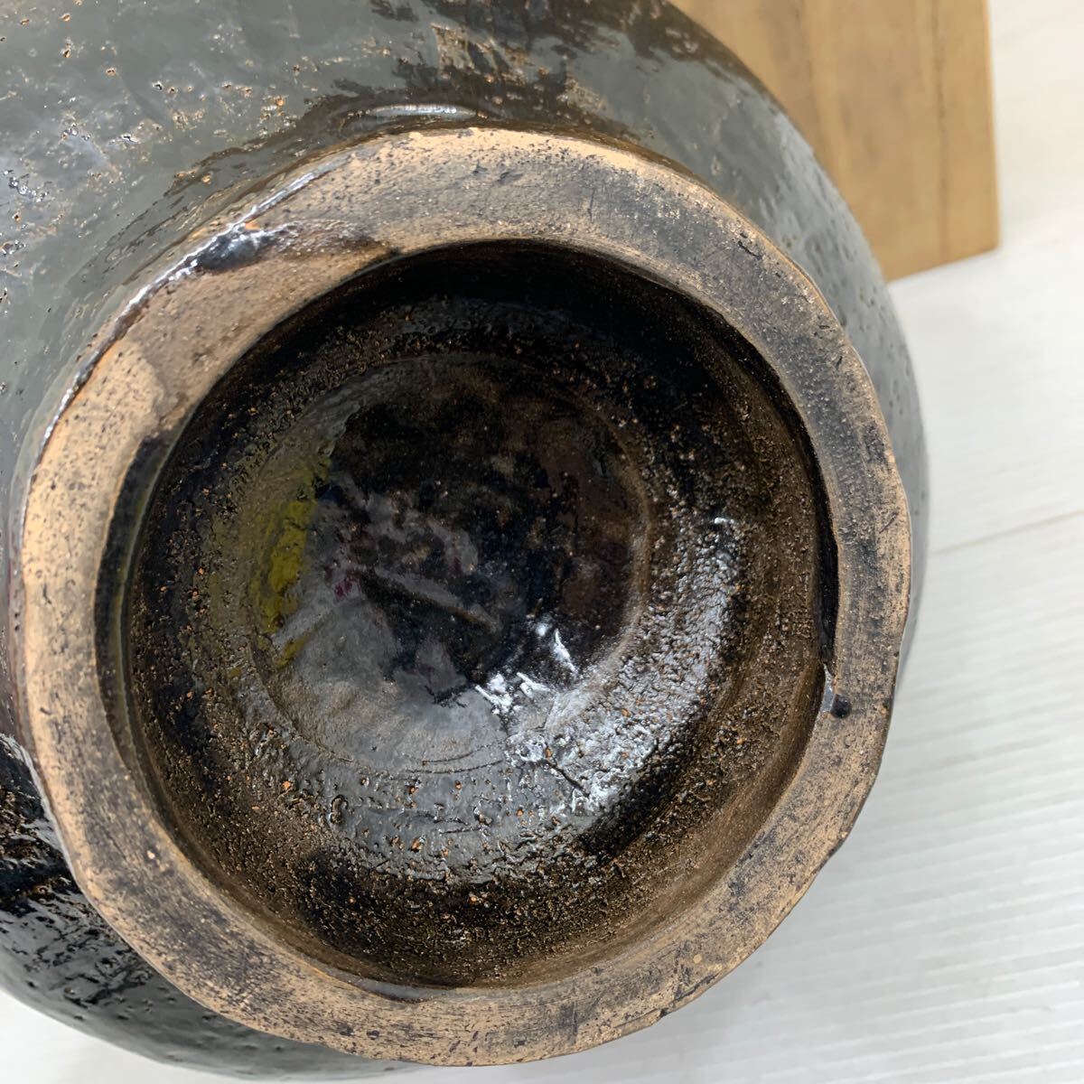 大樋焼　船型水盤　茶道具　茶室 大樋焼船型水盤茶道具茶室