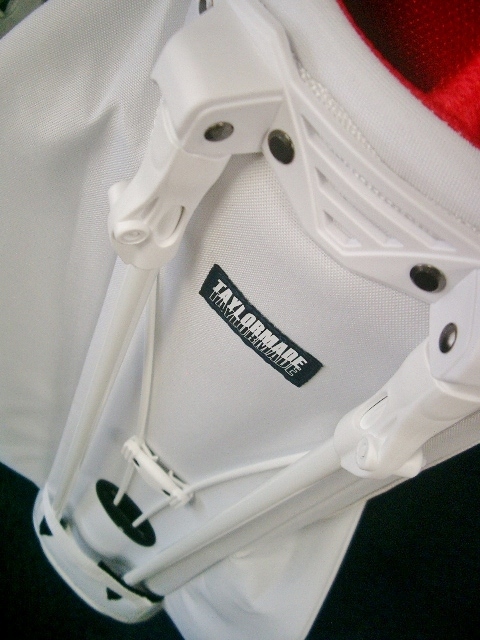 未使用　テーラーメイド　レディース＆ユニセックス　コンパクト　取っ手付　スポーティ　白赤紺　スタンドバッグ _画像6