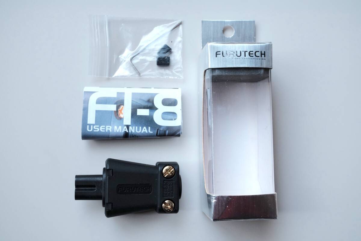 FURUTECH/フルテック FI-8N(G) メガネ型インレットプラグ 美品 送料410円［即決］