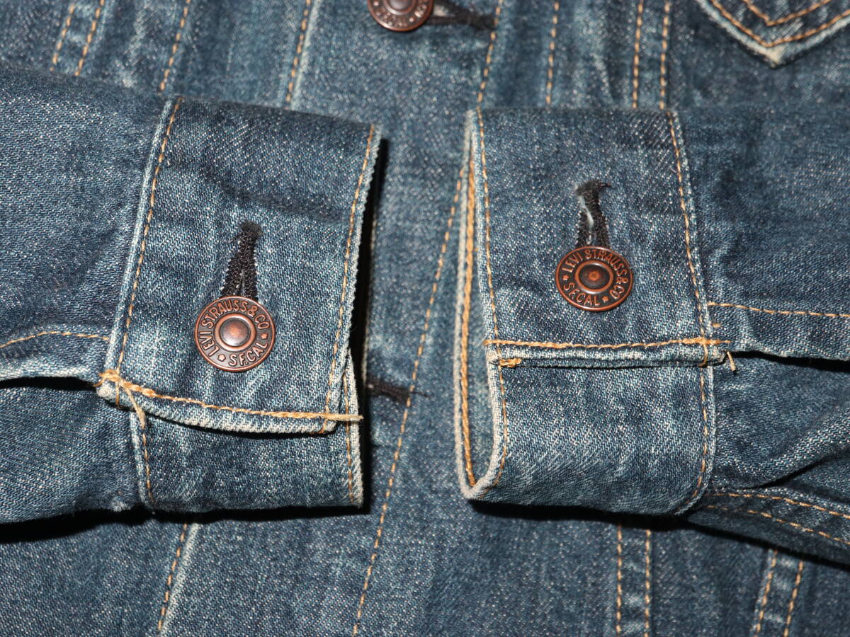 日本製 1993年 LEVI'S リーバイス 71557 3rd ビッグE デニム 日本製 1993年 LEVI'S リーバイス 71557 3rd ビッグE デニム