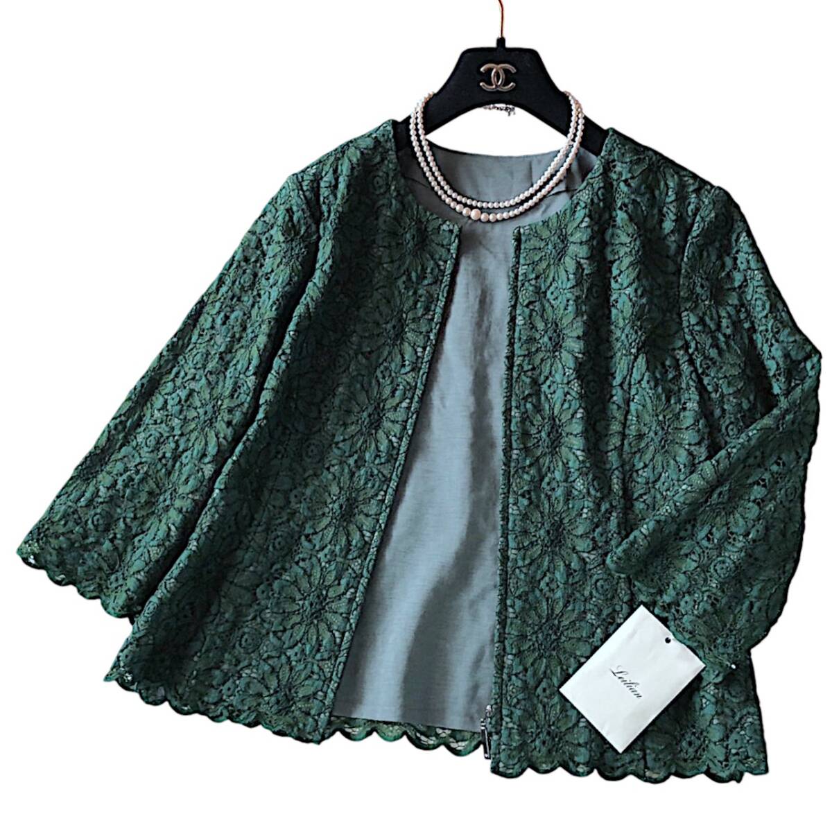 A05◇極美品 春秋 レリアン Leilian 大きいサイズ 11 L XL 花 A05◇極美品 春秋 レリアン Leilian 大きいサイズ 11 L XL 花