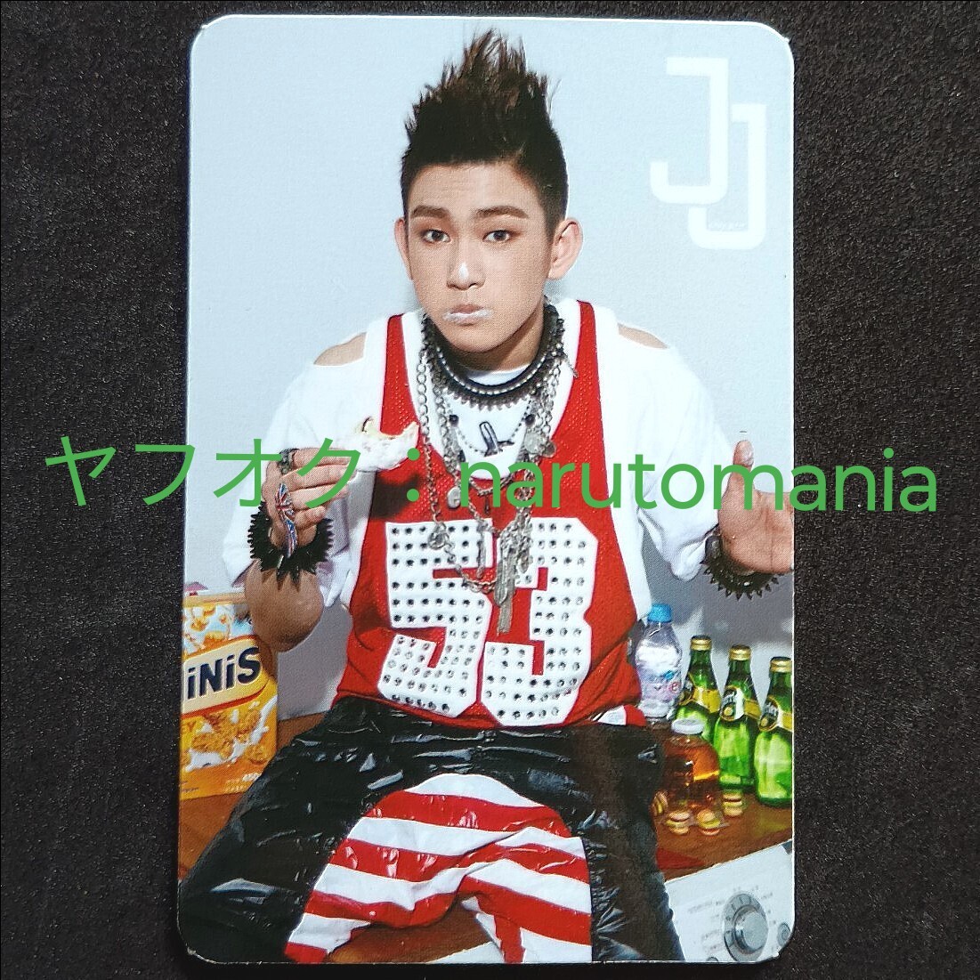 Jr. 印刷サイン入りトレカ (JJ Project Bounce 封入特典)　検）ジュニア Jinyoung ジニョン トレーディングカード フォトカード GOT7 K-POP